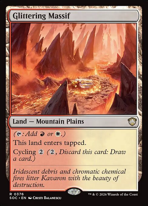 Glittering Massif #376 from Secrets of Strixhaven Commander