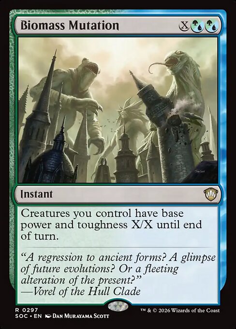 Biomass Mutation #297 from Secrets of Strixhaven Commander