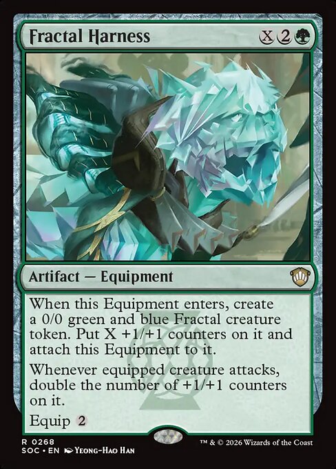 Fractal Harness #268 from Secrets of Strixhaven Commander