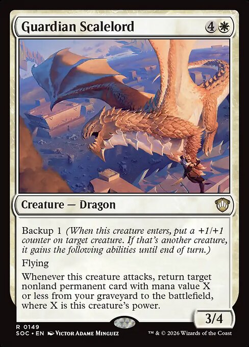 Guardian Scalelord #149 from Secrets of Strixhaven Commander