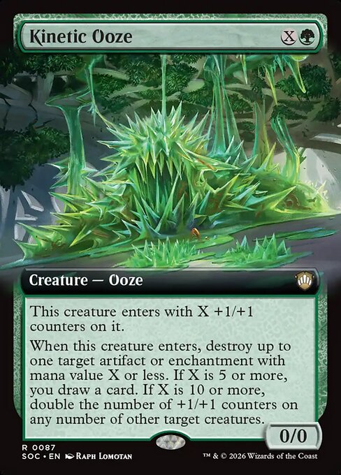 Kinetic Ooze #87 from Secrets of Strixhaven Commander