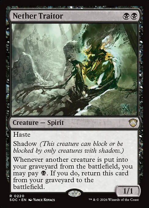 Nether Traitor #220 from Secrets of Strixhaven Commander