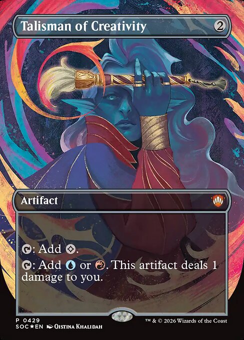 Talisman of Creativity #429 from Secrets of Strixhaven Commander