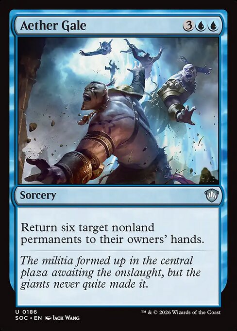 Aether Gale #186 from Secrets of Strixhaven Commander