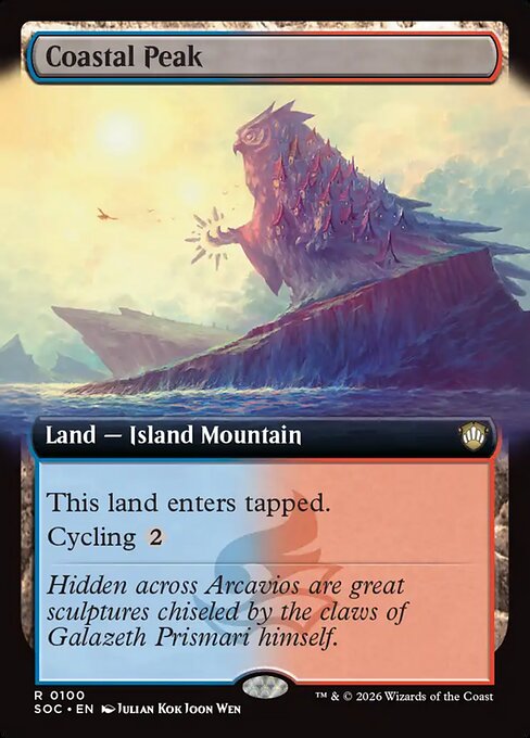 Coastal Peak #100 from Secrets of Strixhaven Commander