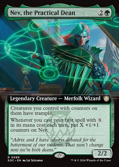 Nev, the Practical Dean #89 from Secrets of Strixhaven Commander
