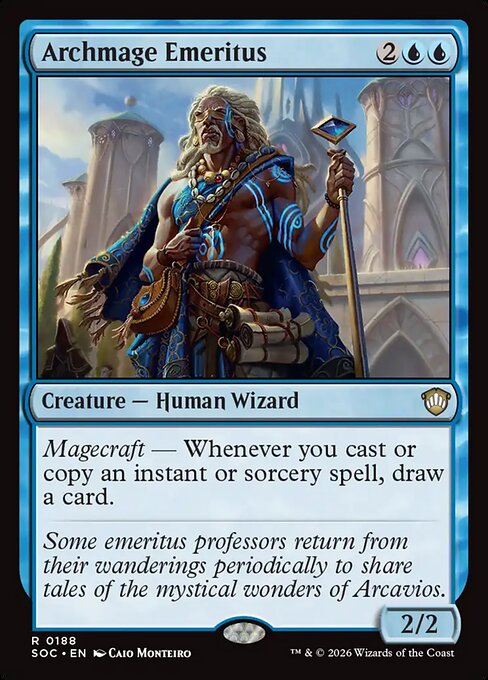 Archmage Emeritus #188 from Secrets of Strixhaven Commander