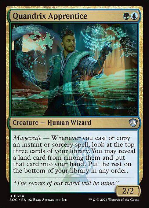 Quandrix Apprentice #324 from Secrets of Strixhaven Commander