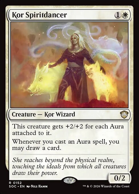 Kor Spiritdancer #152 from Secrets of Strixhaven Commander