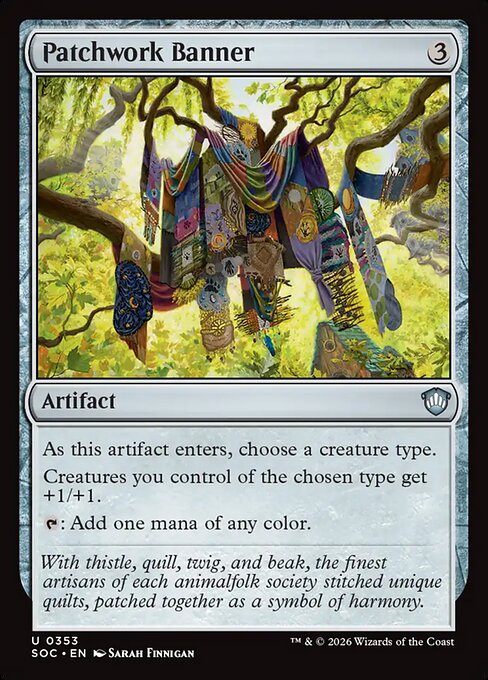 Patchwork Banner #353 from Secrets of Strixhaven Commander