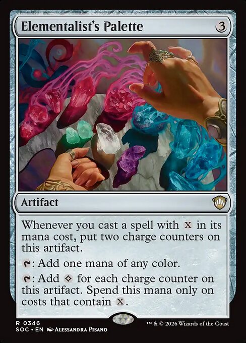 Elementalist's Palette #346 from Secrets of Strixhaven Commander