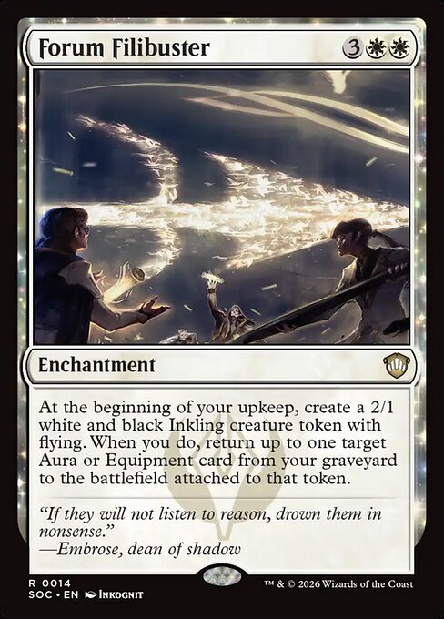 Forum Filibuster #14 from Secrets of Strixhaven Commander