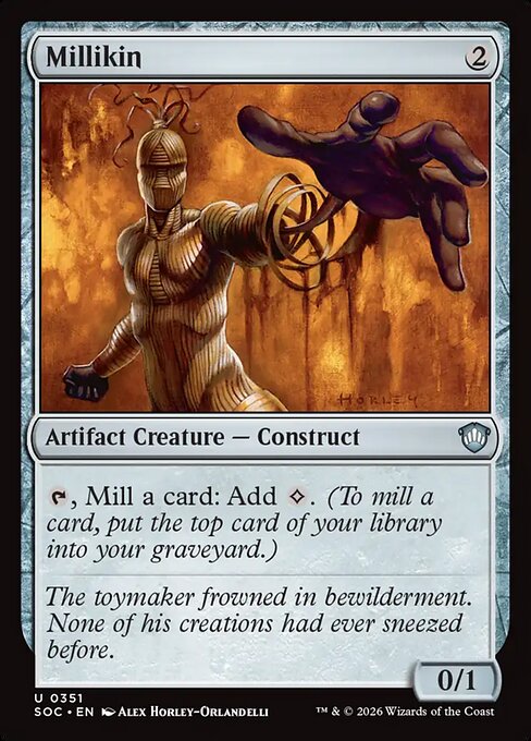 Millikin #351 from Secrets of Strixhaven Commander