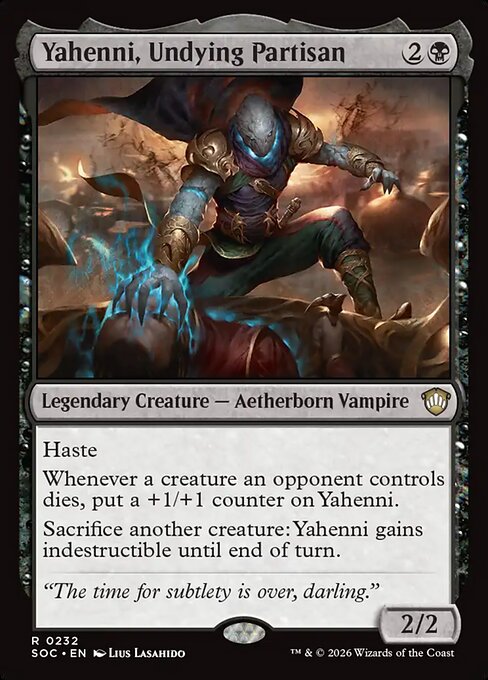 Yahenni, Undying Partisan #232 from Secrets of Strixhaven Commander