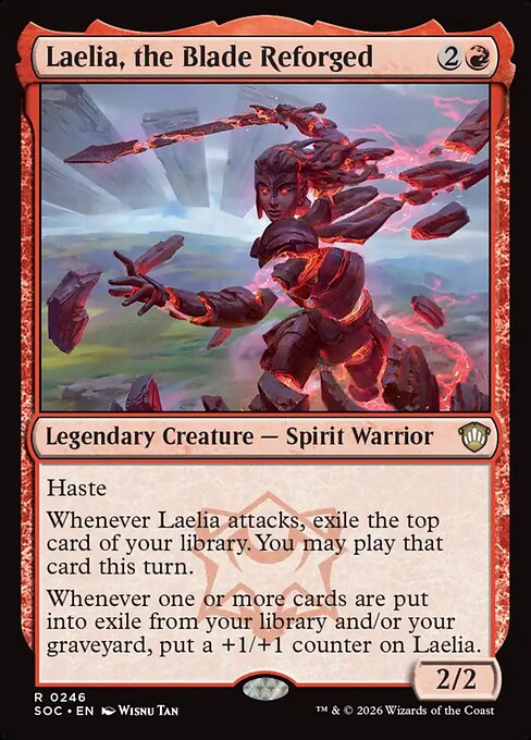 Laelia, the Blade Reforged #246 from Secrets of Strixhaven Commander