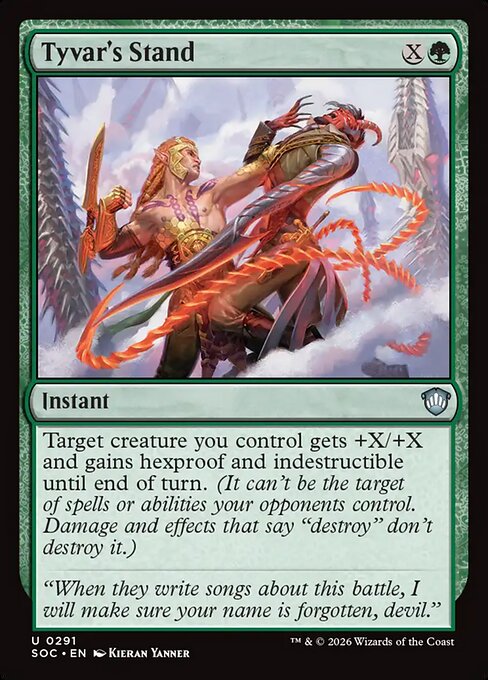 Tyvar's Stand #291 from Secrets of Strixhaven Commander
