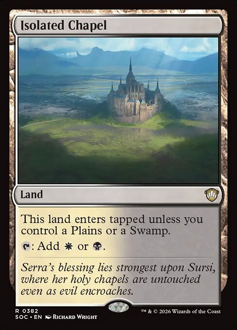 Isolated Chapel #382 from Secrets of Strixhaven Commander