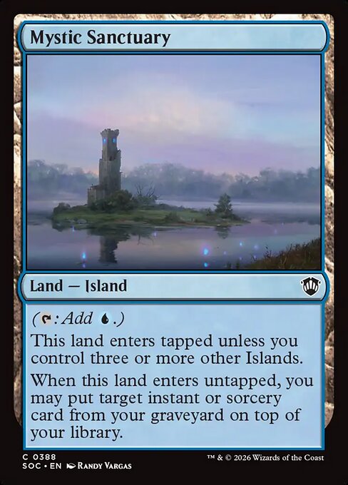 Mystic Sanctuary #388 from Secrets of Strixhaven Commander