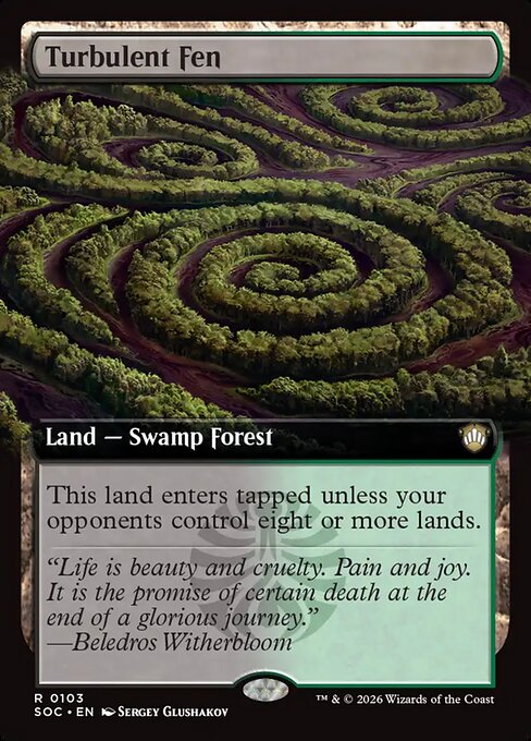 Turbulent Fen #103 from Secrets of Strixhaven Commander