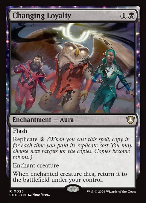 Changing Loyalty #23 from Secrets of Strixhaven Commander