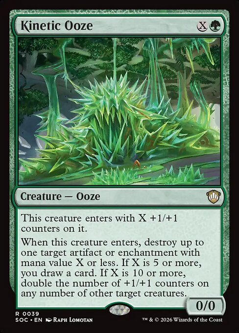 Kinetic Ooze #39 from Secrets of Strixhaven Commander