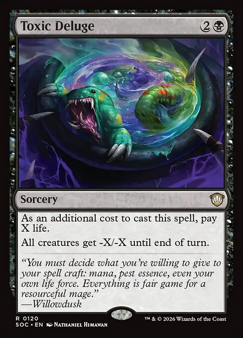 Toxic Deluge #120 from Secrets of Strixhaven Commander