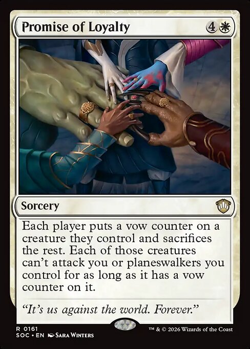 Promise of Loyalty #161 from Secrets of Strixhaven Commander