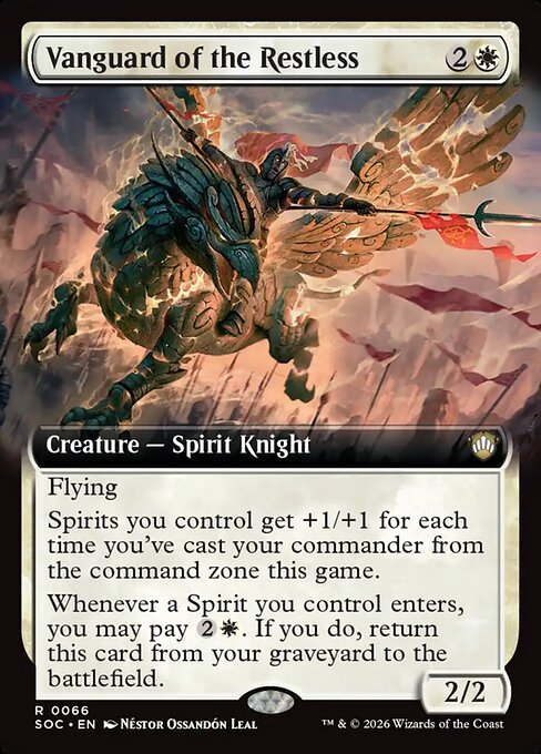 Vanguard of the Restless #66 from Secrets of Strixhaven Commander