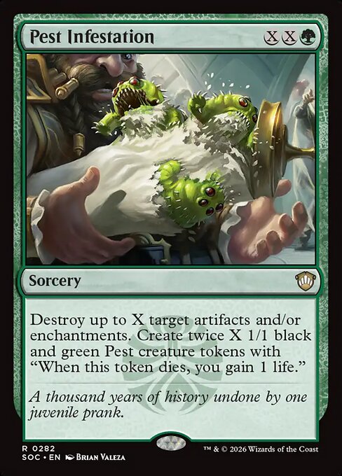 Pest Infestation #282 from Secrets of Strixhaven Commander