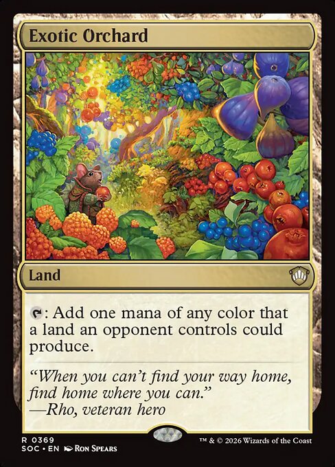 Exotic Orchard #369 from Secrets of Strixhaven Commander