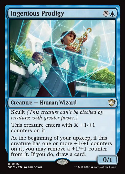 Ingenious Prodigy #115 from Secrets of Strixhaven Commander