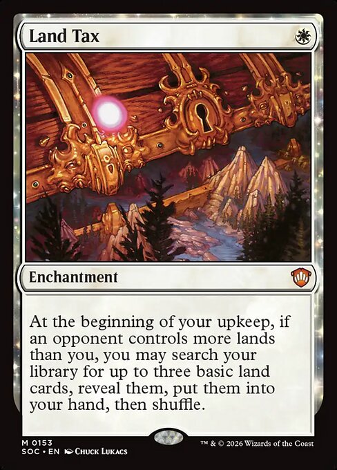 Land Tax #153 from Secrets of Strixhaven Commander