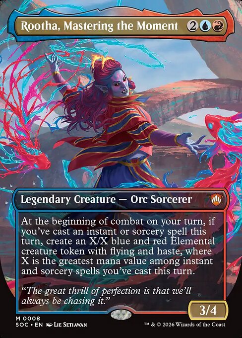 Rootha, Mastering the Moment #8 from Secrets of Strixhaven Commander