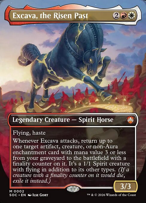 Excava, the Risen Past #2 from Secrets of Strixhaven Commander