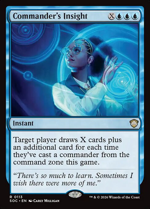 Commander's Insight #113 from Secrets of Strixhaven Commander