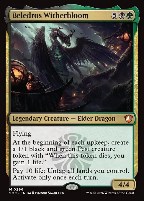 Beledros Witherbloom #296 from Secrets of Strixhaven Commander