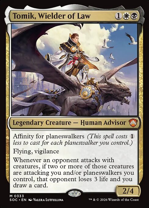 Tomik, Wielder of Law #333 from Secrets of Strixhaven Commander