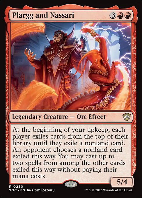 Plargg and Nassari #250 from Secrets of Strixhaven Commander