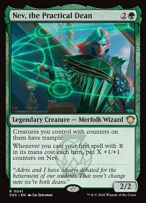 Nev, the Practical Dean #41 from Secrets of Strixhaven Commander