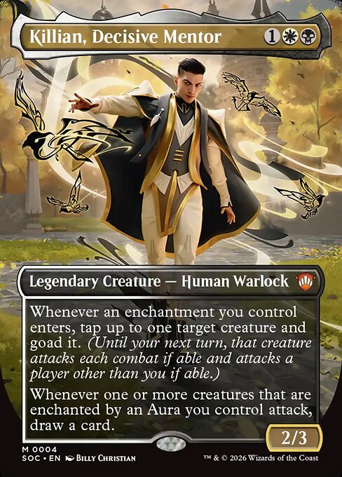 Killian, Decisive Mentor #4 from Secrets of Strixhaven Commander