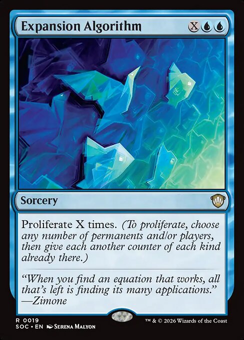 Expansion Algorithm #19 from Secrets of Strixhaven Commander