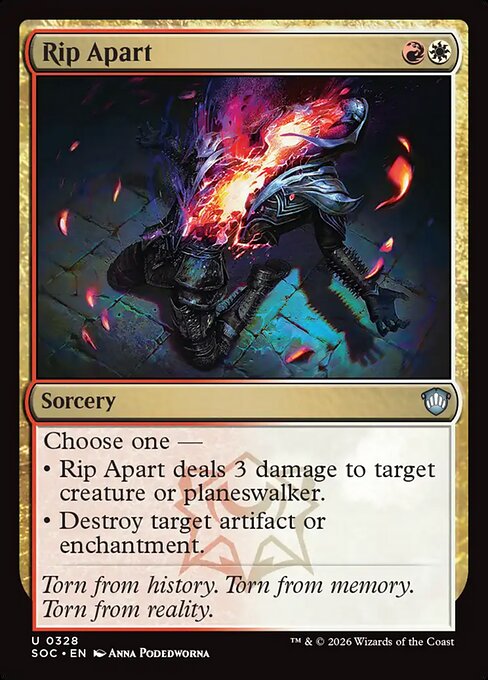 Rip Apart #328 from Secrets of Strixhaven Commander