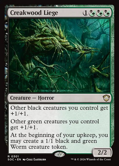 Creakwood Liege #301 from Secrets of Strixhaven Commander