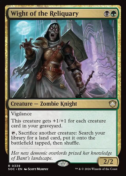 Wight of the Reliquary #338 from Secrets of Strixhaven Commander