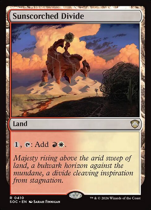 Sunscorched Divide #410 from Secrets of Strixhaven Commander