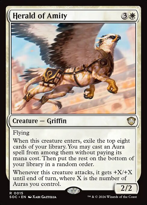 Herald of Amity #15 from Secrets of Strixhaven Commander