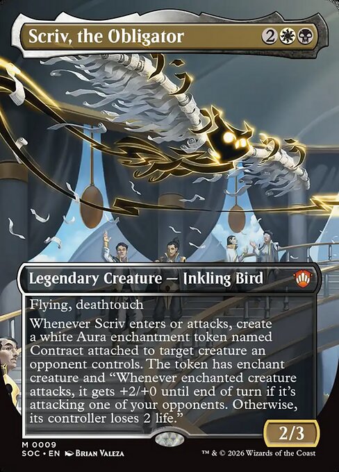 Scriv, the Obligator #9 from Secrets of Strixhaven Commander