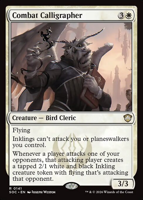 Combat Calligrapher #141 from Secrets of Strixhaven Commander