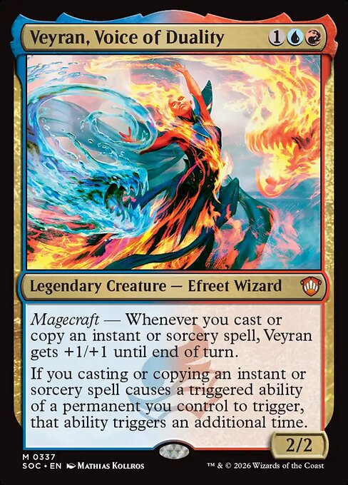 Veyran, Voice of Duality #337 from Secrets of Strixhaven Commander