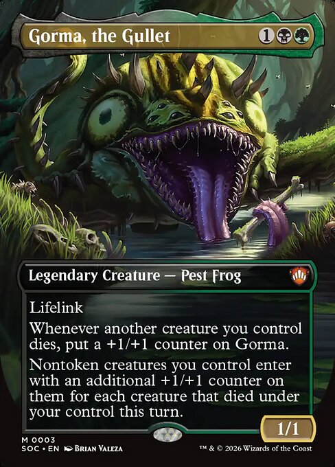 Gorma, the Gullet #3 from Secrets of Strixhaven Commander